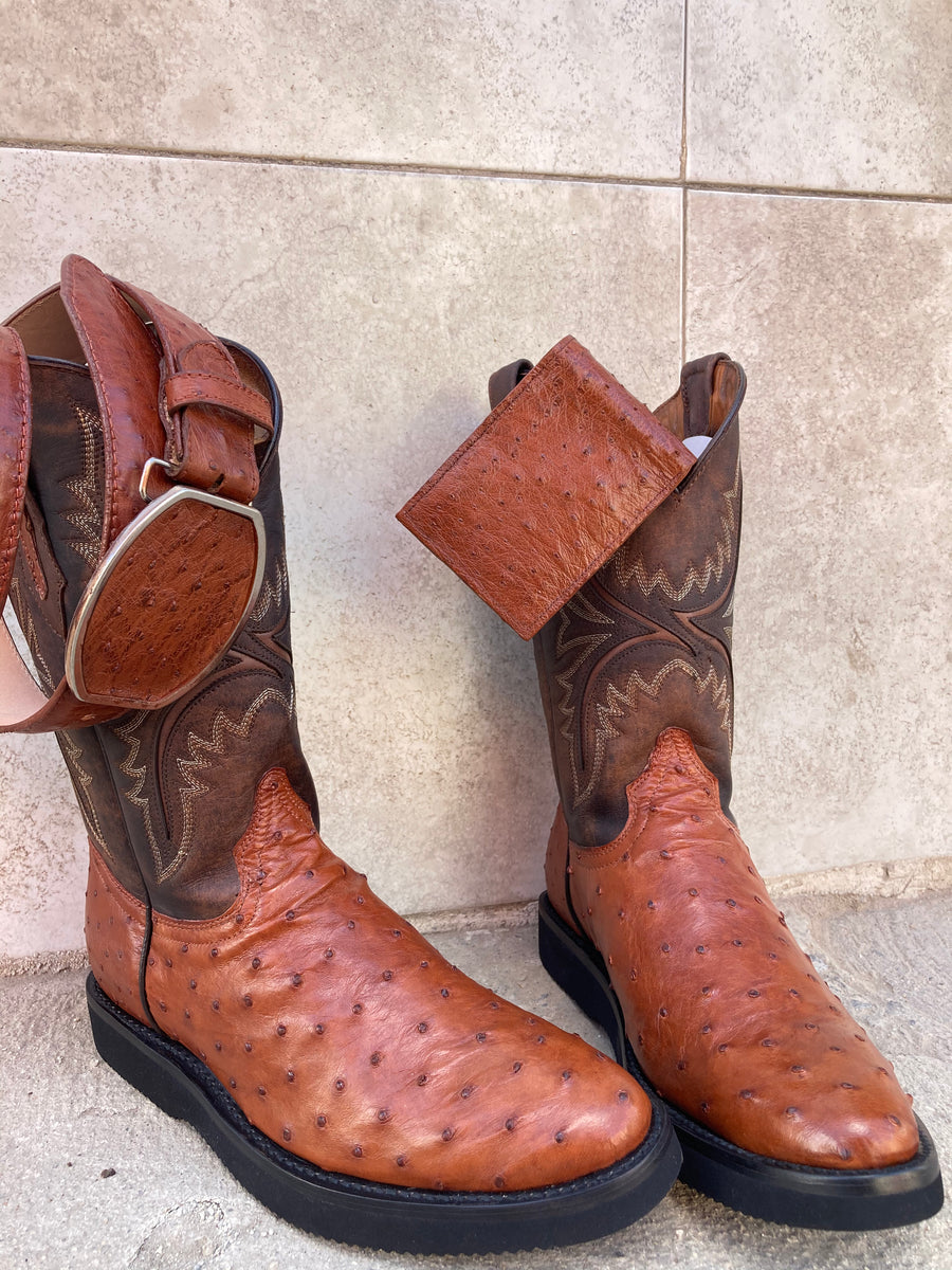 Exotics w/ Belt Lagarto Boots Western Wear