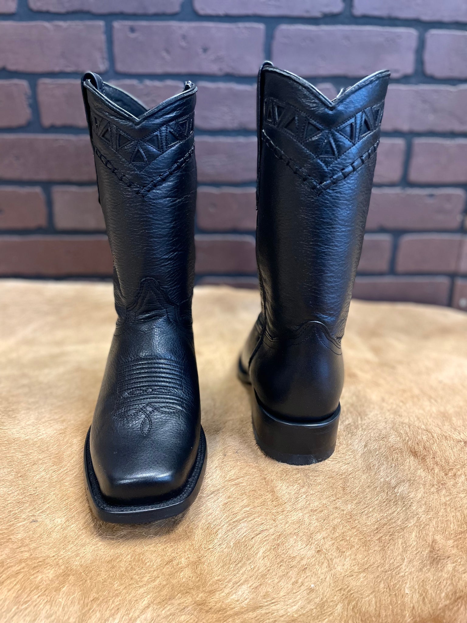 Jet Black Zipper Rodeo