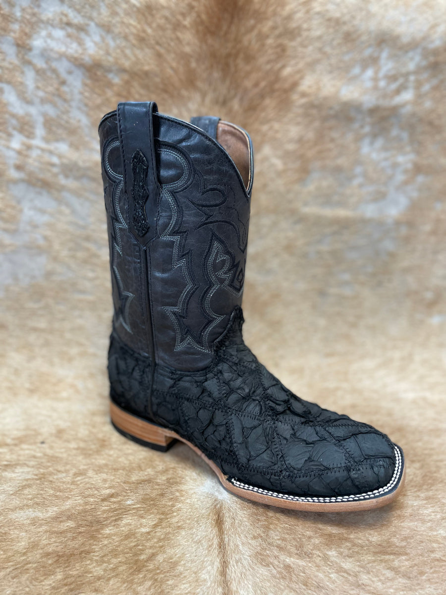 Arapaima Patchwork Midnight – Lagarto Boots Western Wear