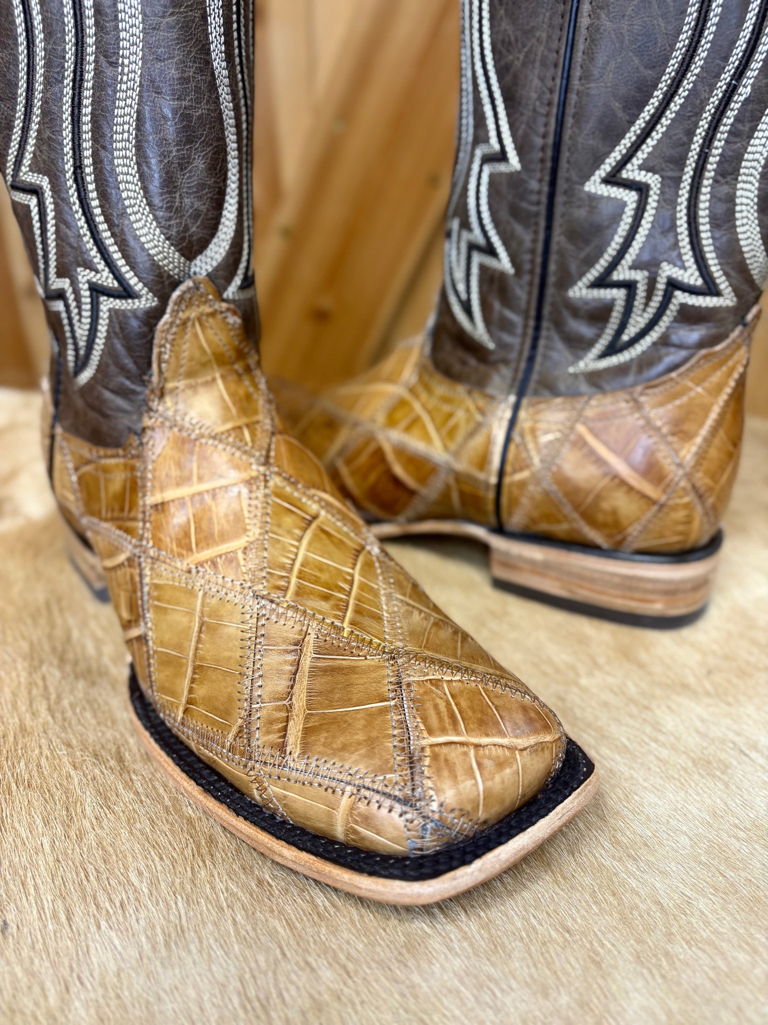 Honey Caiman Patchwork