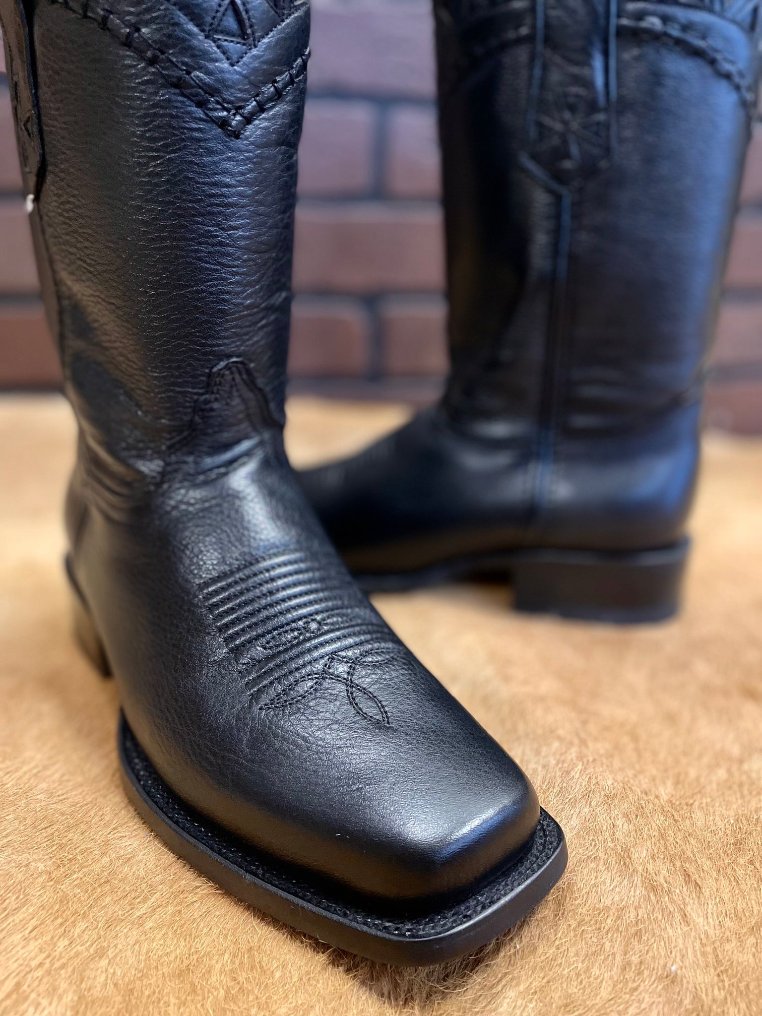 Jet Black Zipper Rodeo