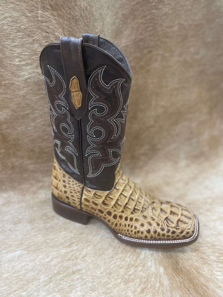 Hornback Butterscotch Print – Lagarto Boots Western Wear